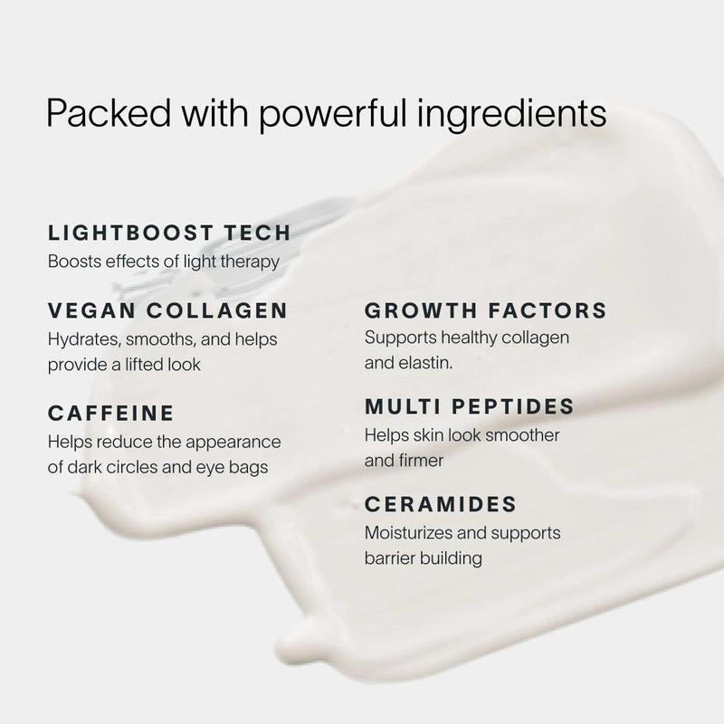Crème Contour des Yeux Anti-Âge – Thérapie Lumière Rouge & Collagène Végétal
