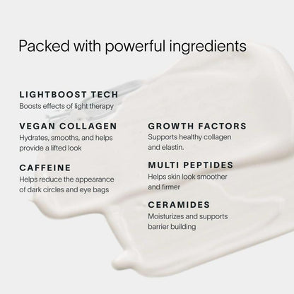 Crème Contour des Yeux Anti-Âge – Thérapie Lumière Rouge & Collagène Végétal