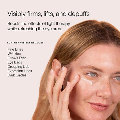 Crème Contour des Yeux Anti-Âge – Thérapie Lumière Rouge & Collagène Végétal