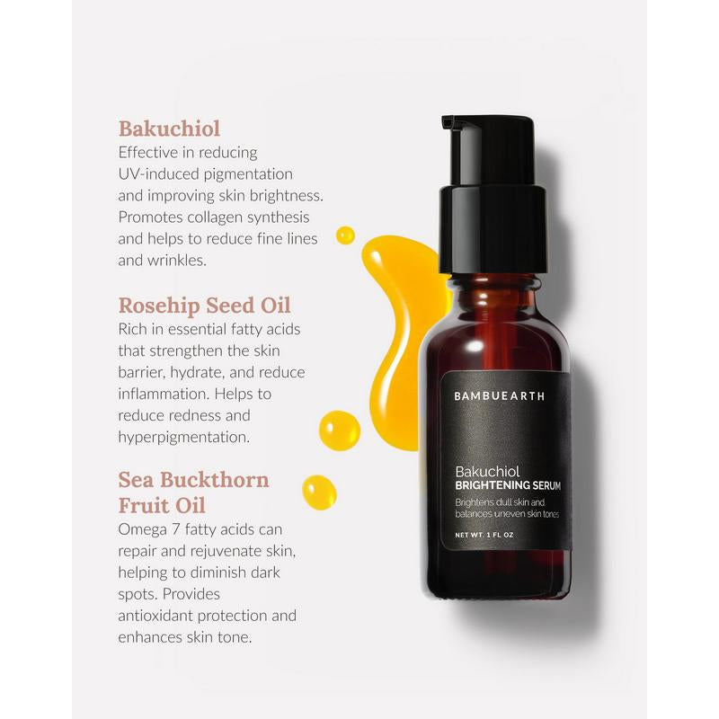 Bakuchiol Brightening Serum Skincare Product for Skin Repair Better Alternative to Retinol Comfort Oil