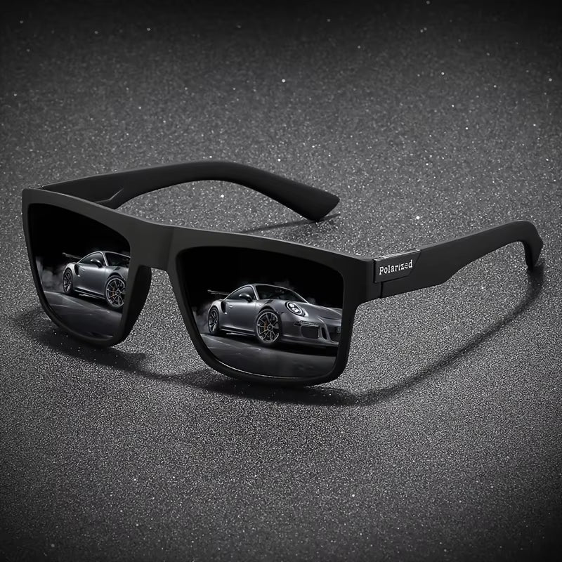 Fashion Vintage Square Polarized Sunglasses Men Women Driving Fishing Luxury Brand Designer Sun Glasses Driver'S Eyewear UV400